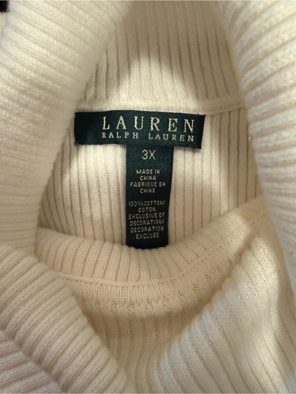 Lauren Ralph Lauren - Striped Turtleneck Sweater - Picture 10 of 10